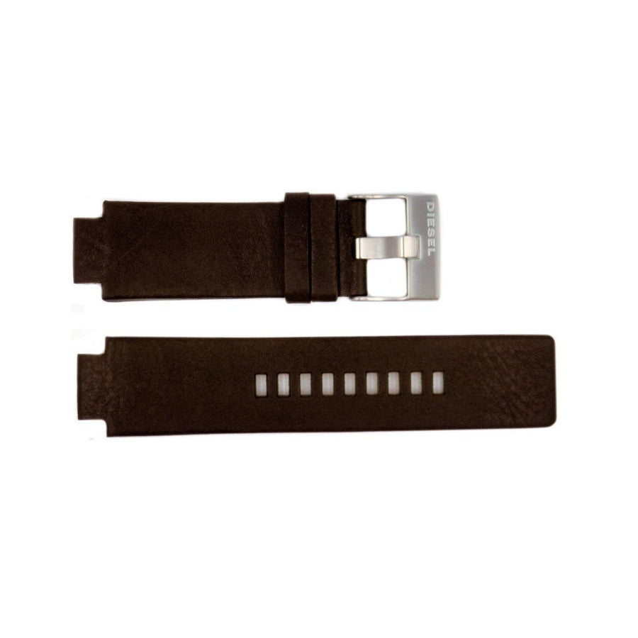 Genuine Diesel DZ1123 Brown Smooth Leather Watch Band image