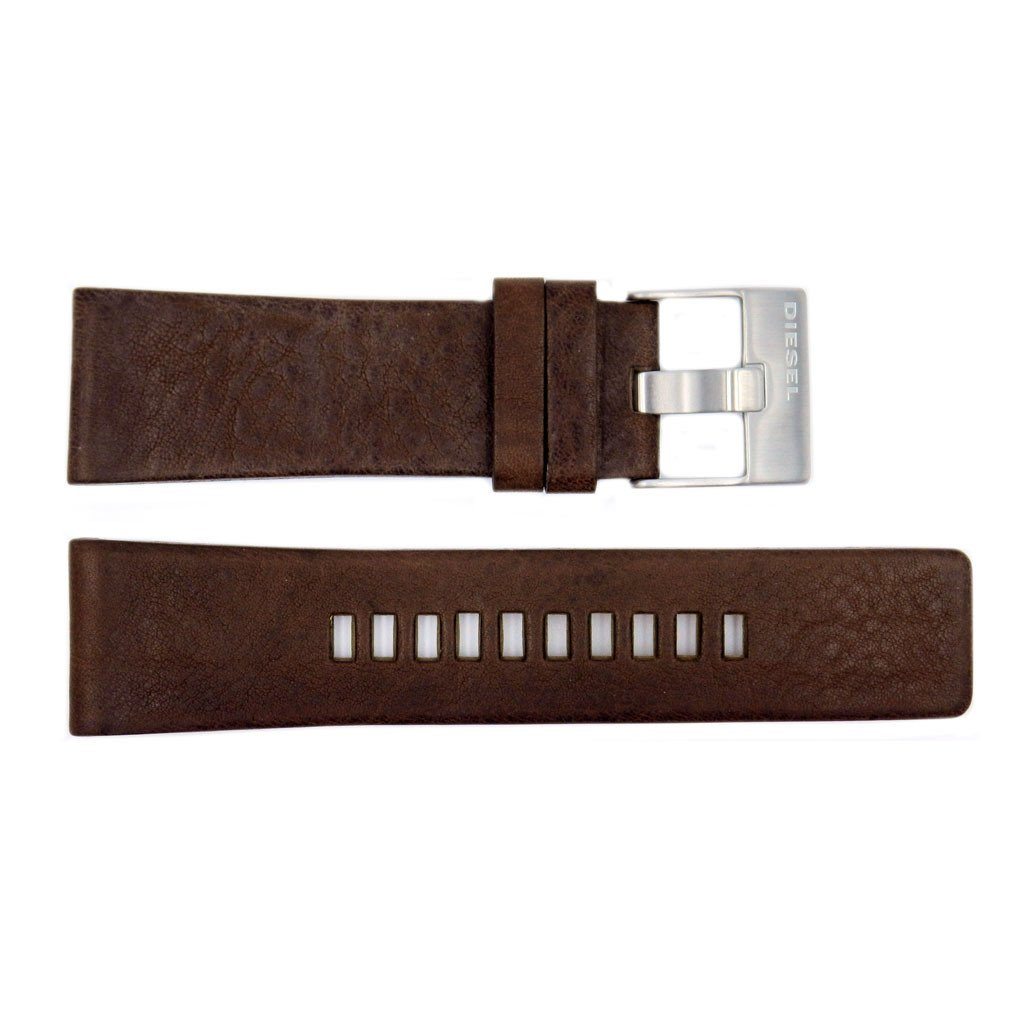 Genuine Diesel Master Chief Series Dark Brown Leather 27mm Watch Band image