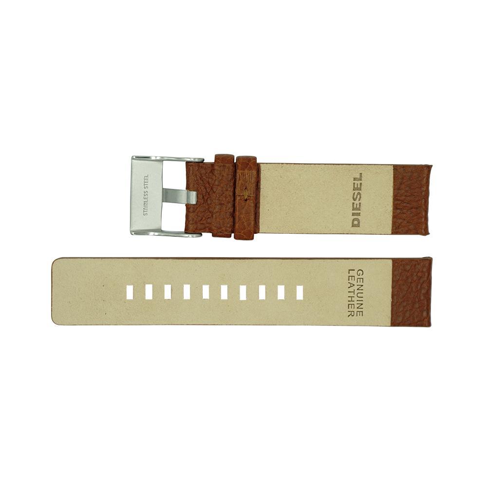 Diesel DZ1631 Brown Leather 22mm Watch Strap image