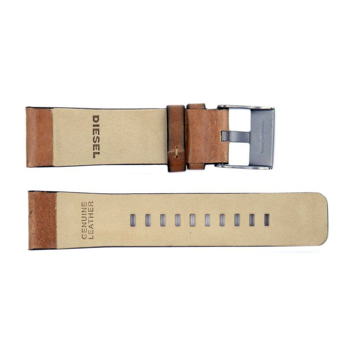 Genuine Diesel Shifter Series Tan Leather 24mm Watch Band image