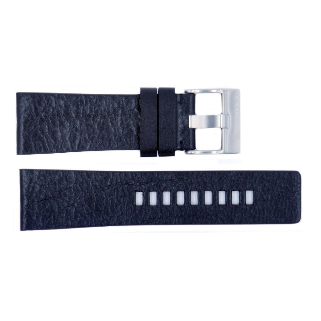 Genuine Diesel Mens Black DZ2062 Leather 27mm Watch Band image