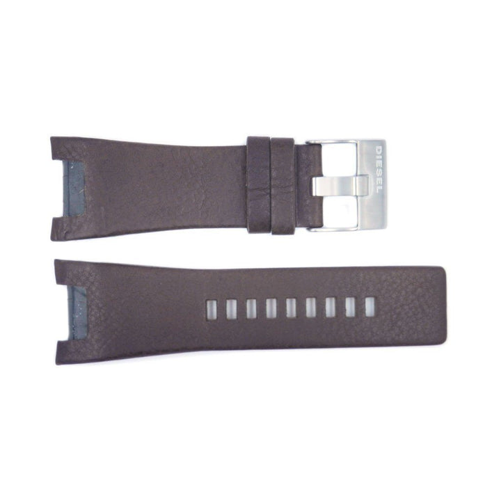 Genuine Diesel Bugout Series Brown Textured Leather 32mm/16mm Watch Band image