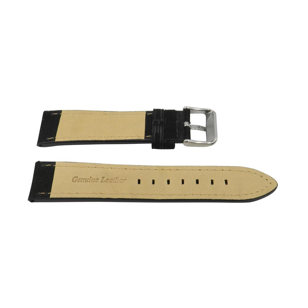 Dakota Black Soft Leather Strap image