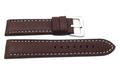 Genuine Leather Sport Textured Heavy Padded Watch Band image