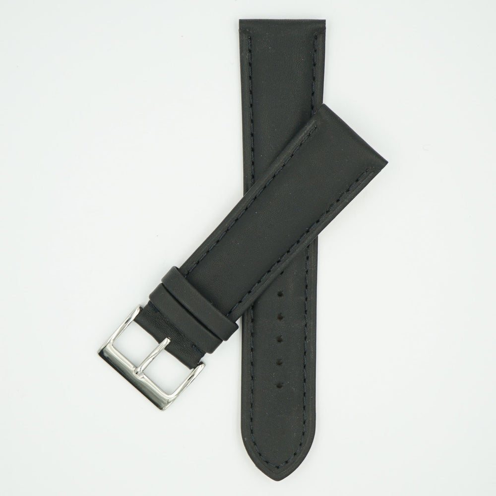 Waterproof Black Leather Strap image