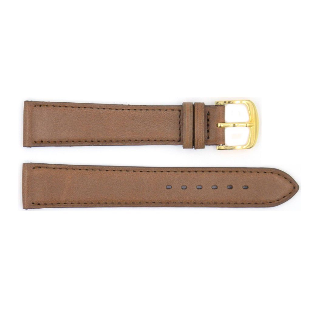 Euro Collection Handmade Genuine Smooth Leather Watch Strap image