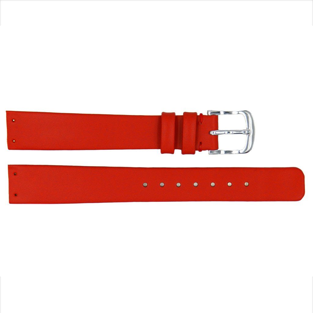 Euro Collection Skagen Style Smooth 14mm Leather Watch Strap image