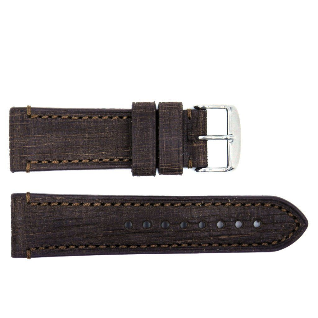 Euro Collection Genuine Vintage Oily Leather Watch Strap image