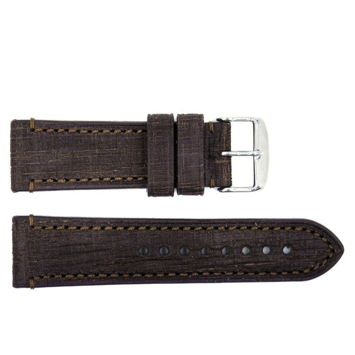 Euro Collection Genuine Vintage Oily Leather Watch Strap image