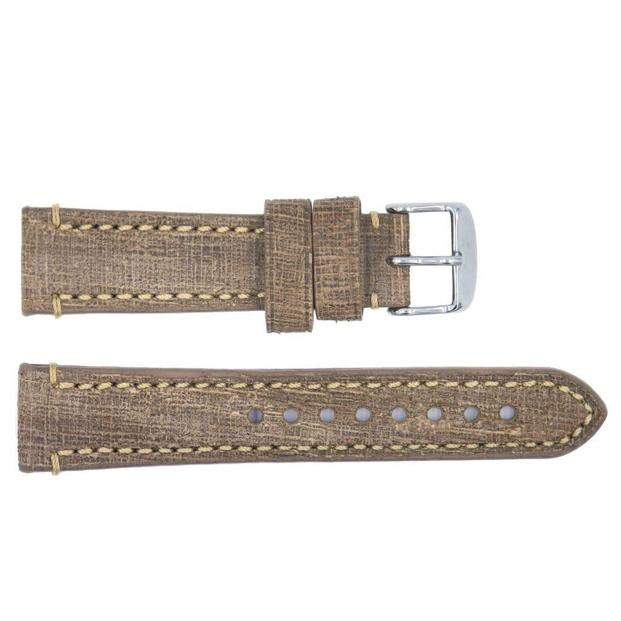 Euro Collection Genuine Vintage Oily Leather Watch Strap image