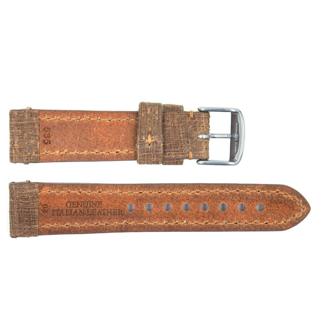 Euro Collection Genuine Vintage Oily Leather Watch Strap image