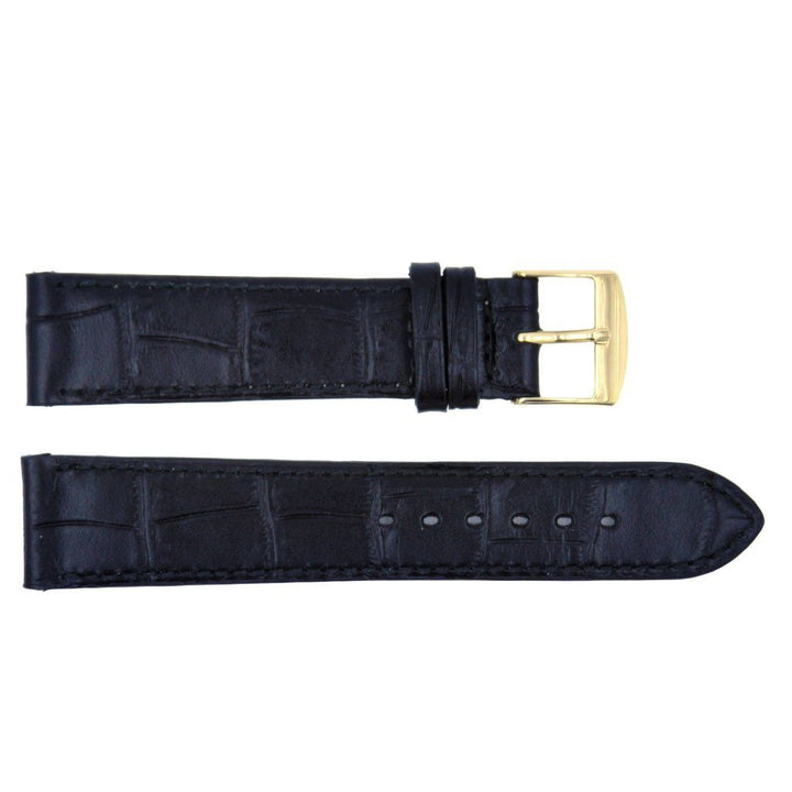 Euro Collection Louisiana Alligator Grain Short 18mm Leather Watch Strap image