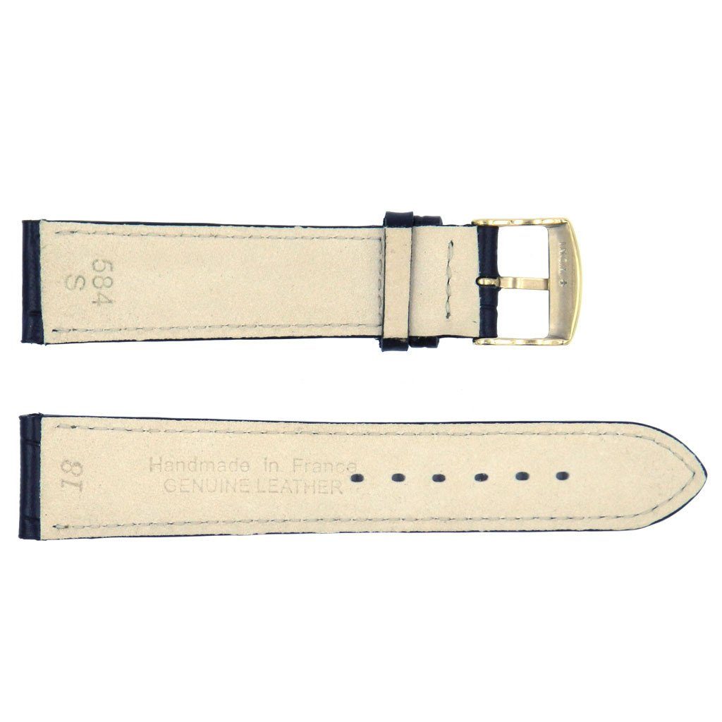 Euro Collection Louisiana Alligator Grain Short 18mm Leather Watch Strap image