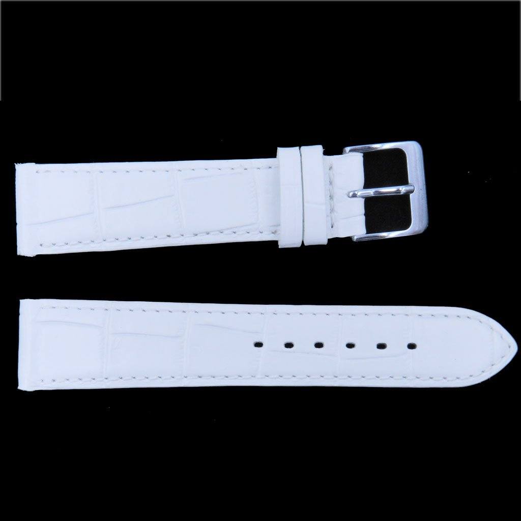 Euro Collection Louisiana Alligator Grain Short 18mm Leather Watch Strap image