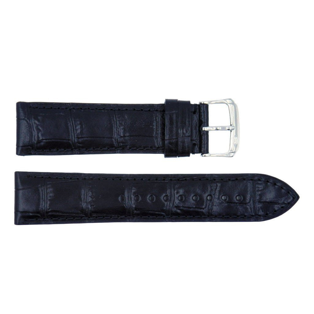 Euro Collection Rhein Fils Switzerland Alligator Grain Leather Watch Strap image