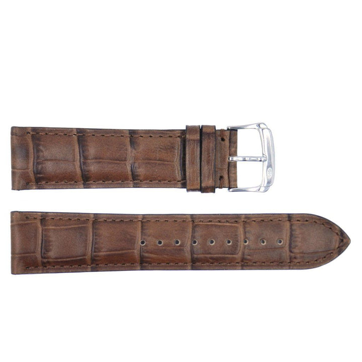 Euro Collection Rhein Fils Switzerland Alligator Grain Leather Watch Strap image