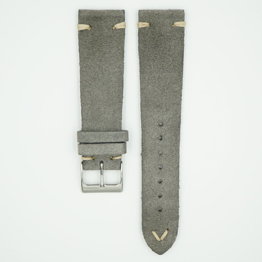 Rustic Vintage Gray Leather Strap image