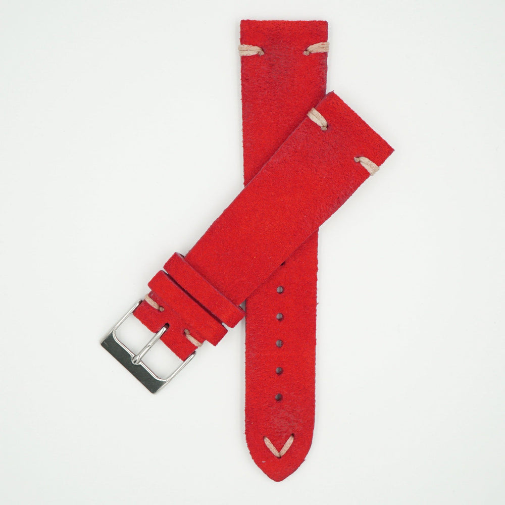 Rustic Vintage Red Leather Strap image