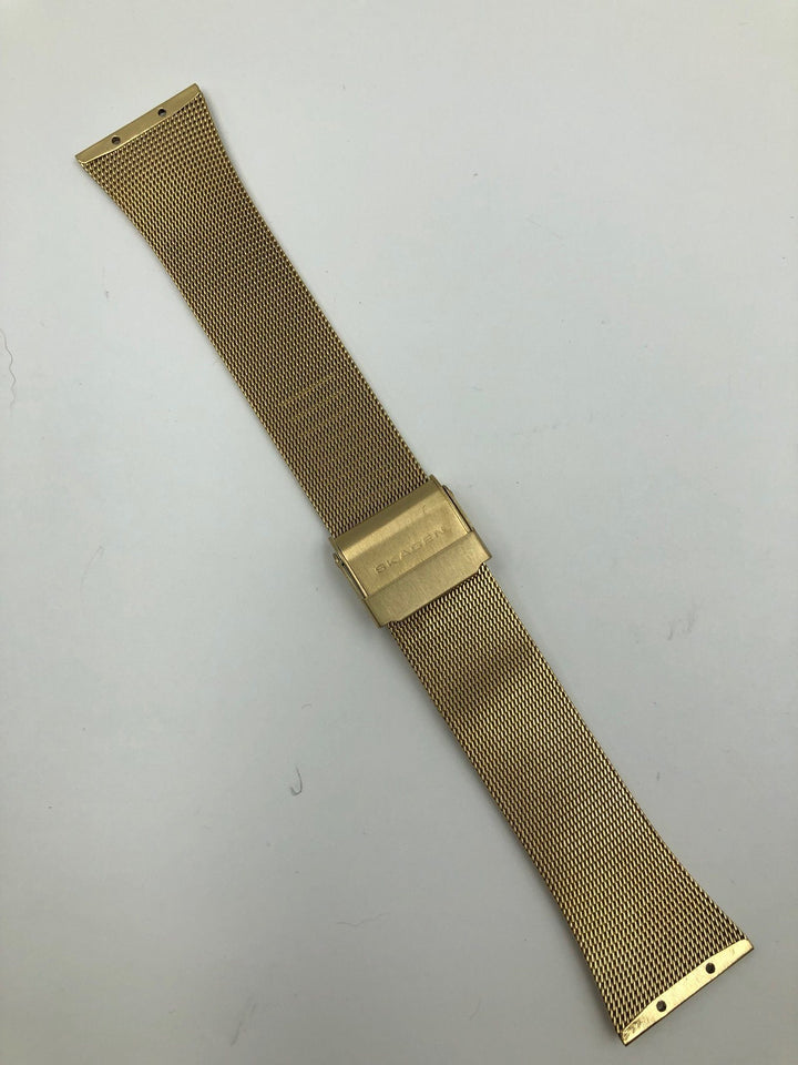 SKAGEN 384SGG LADIES GOLD MESH WATCH STRAP image