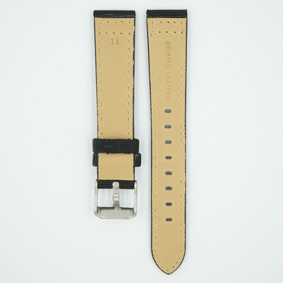 Canvas Watch Strap Black image