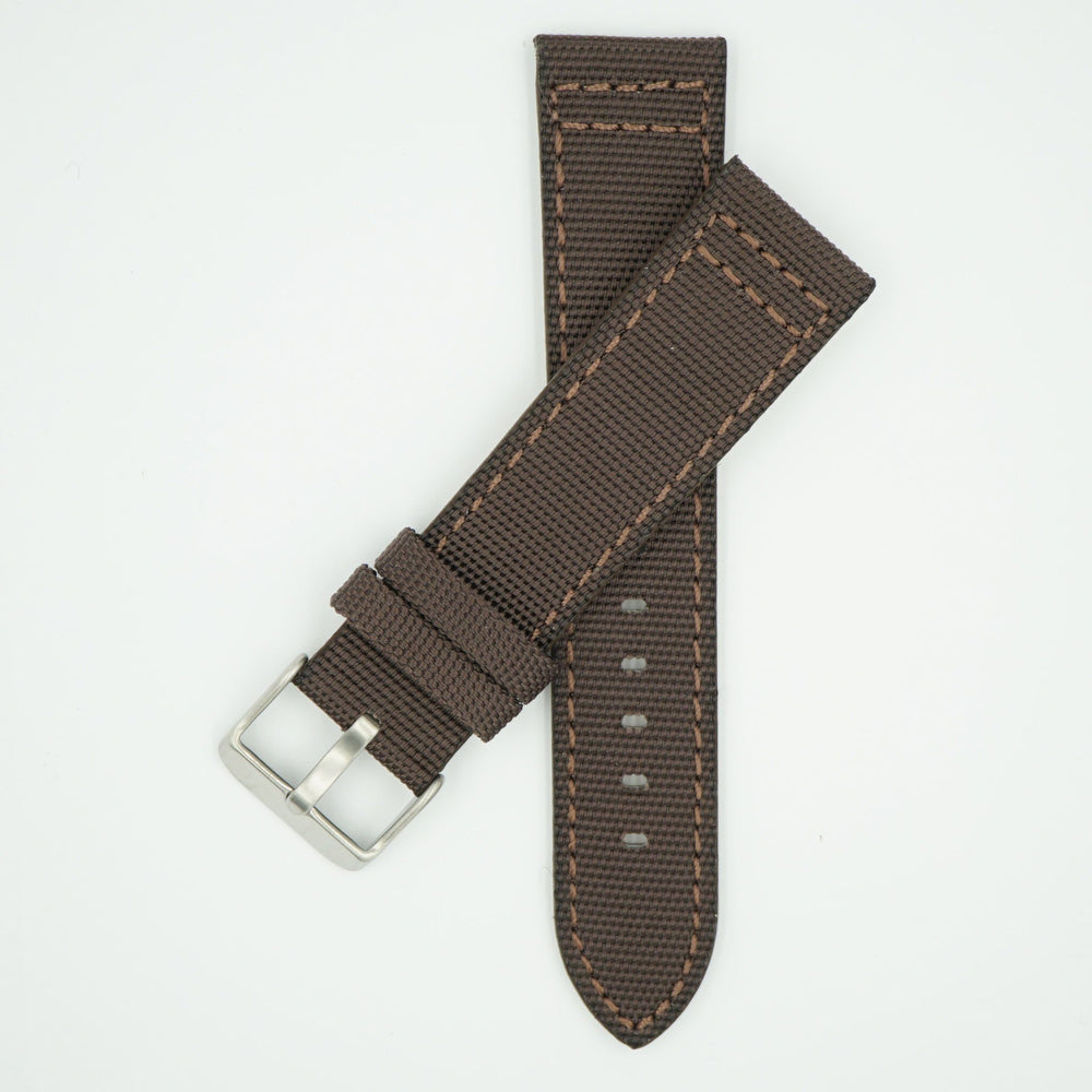 Canvas Watch Strap Brown image