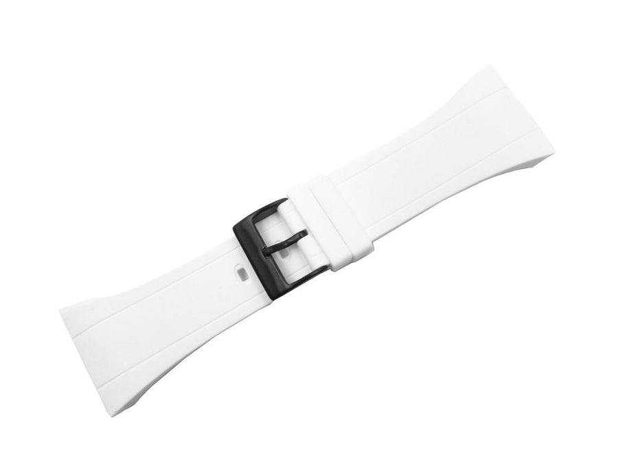 Kenneth Cole 34mm White Rubber Watch Strap image