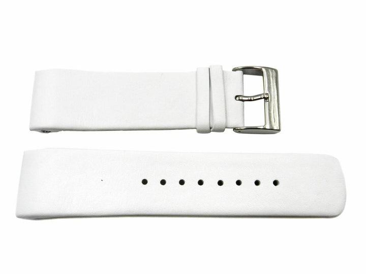 Genuine Kenneth Cole Leather White 26mm Watch Band image