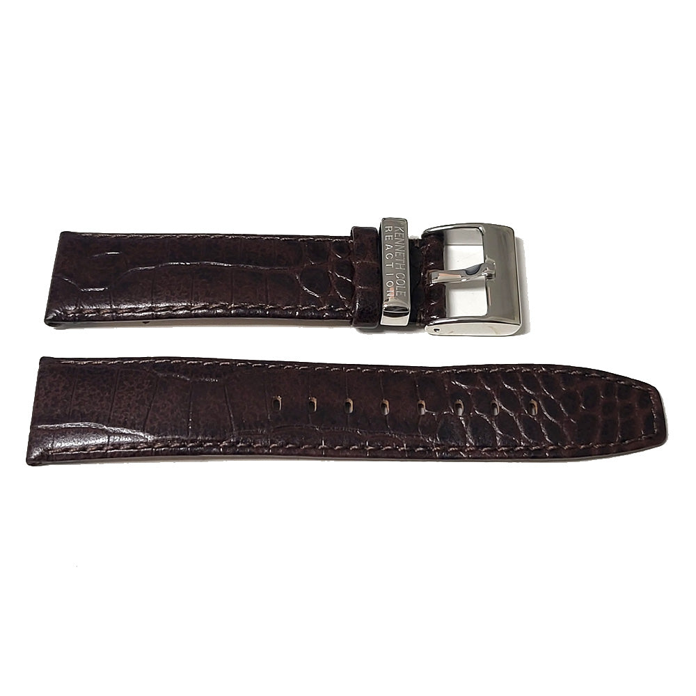 Genuine Kenneth Cole KC1455 Brown 22mm Alligator Grain Watch Strap