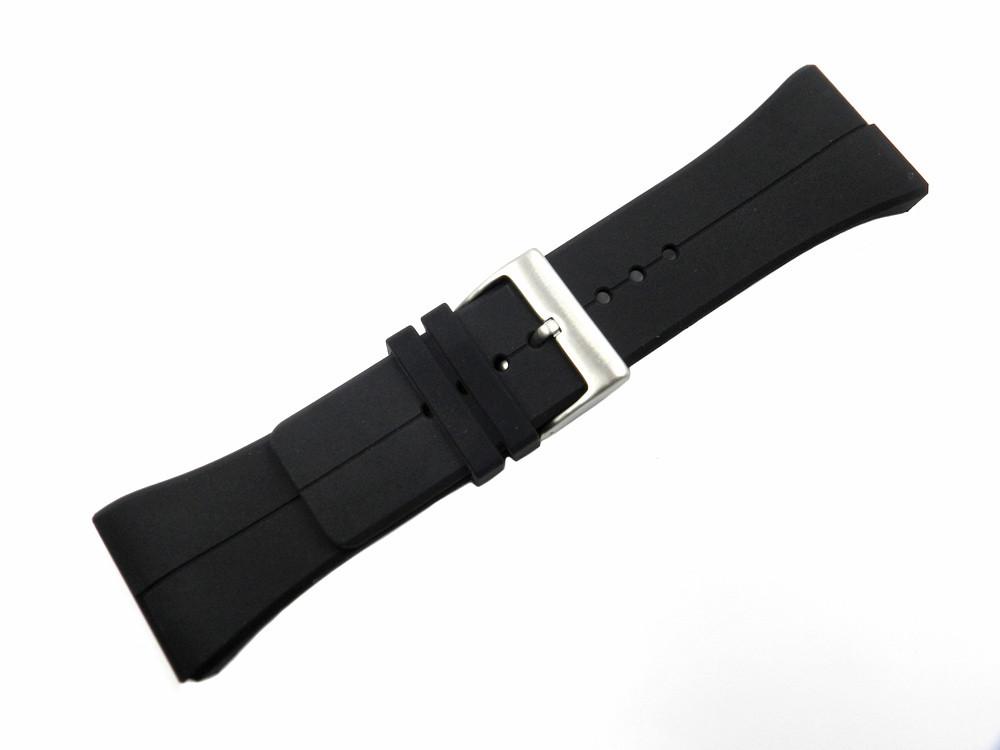 Genuine Kenneth Cole 30mm/28mm Black Polyurethane Watch Band image