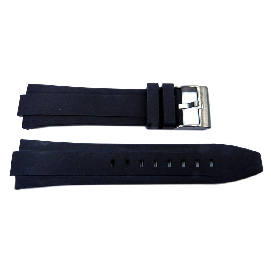 Genuine Kenneth Cole Black Polyurethane 24/12mm Watch Band image