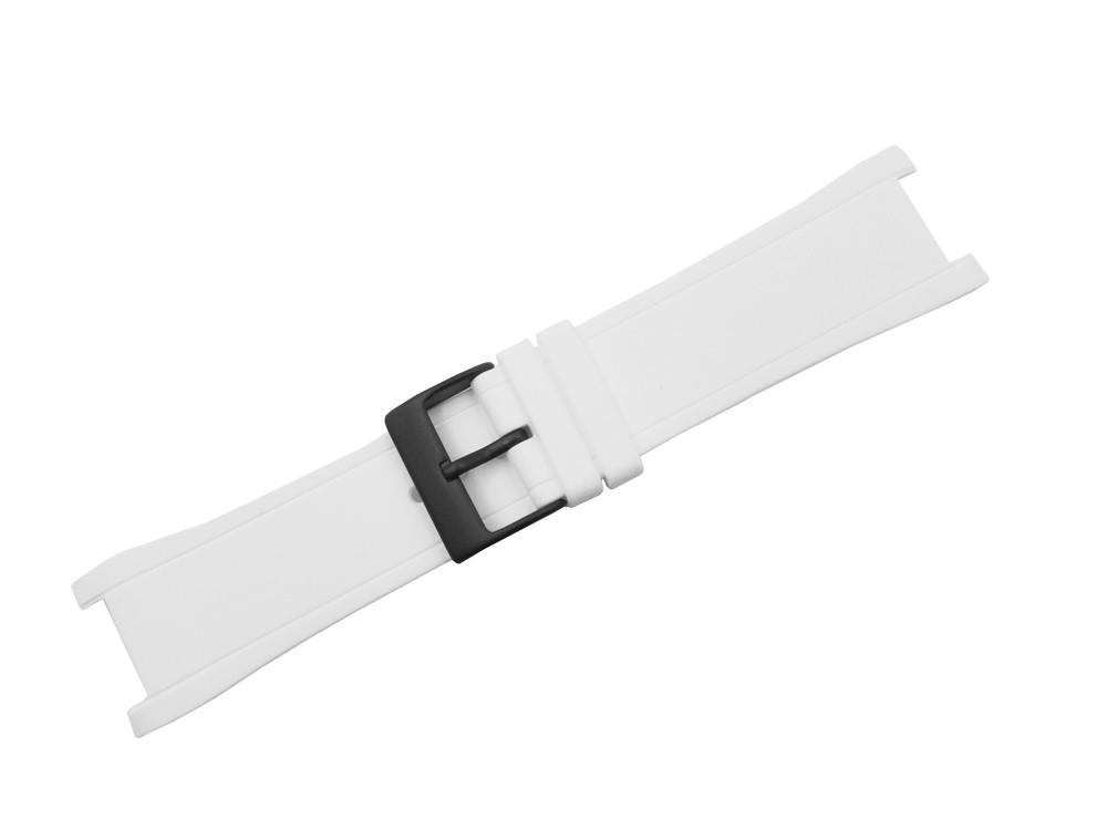 Kenneth Cole 26mm White Rubber Watch Strap image