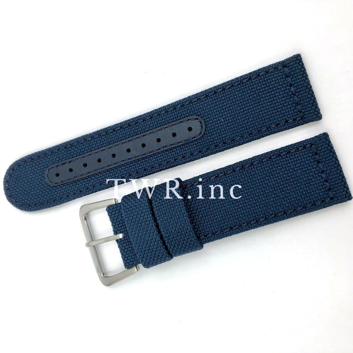 Genuine Seiko 22mm Blue Nylon Strap Fits Watch SNE329 Watch Band L0BH022J9 image