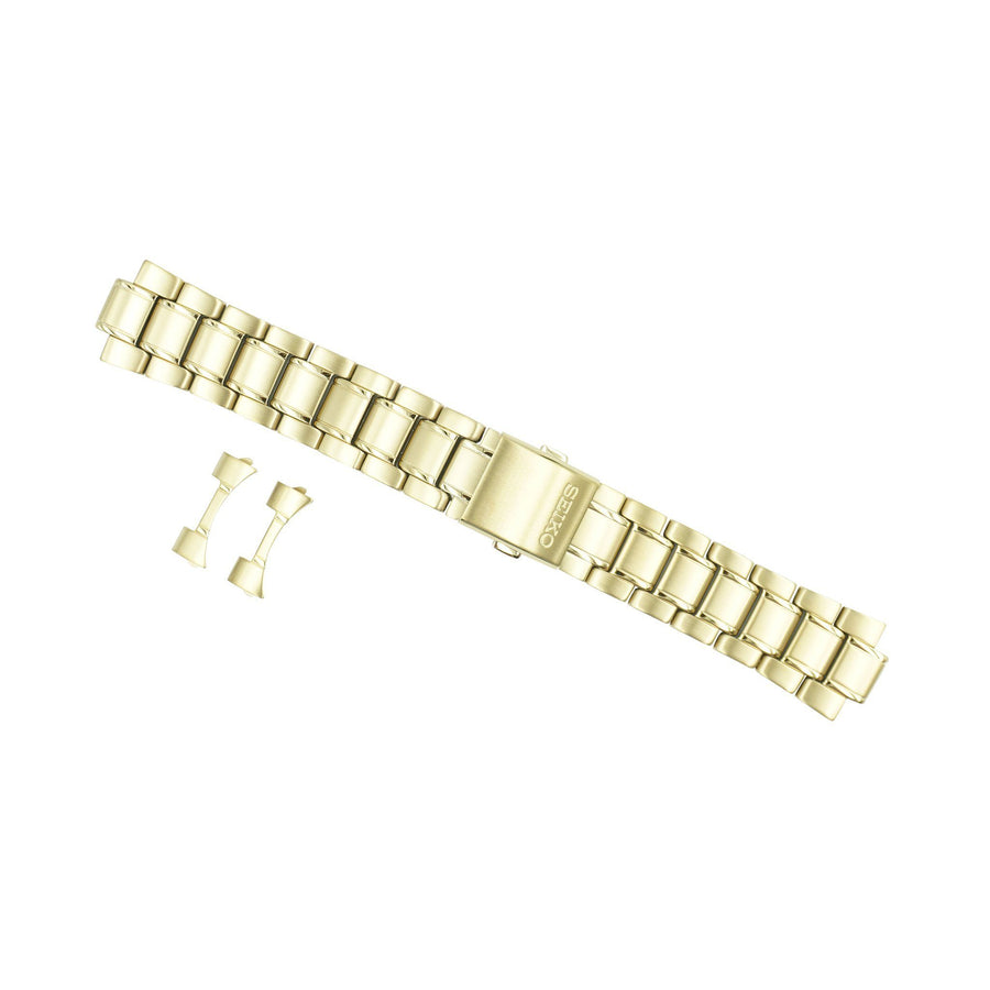 Seiko 22mm Gold Tone Metal Bracelet SNE368 image