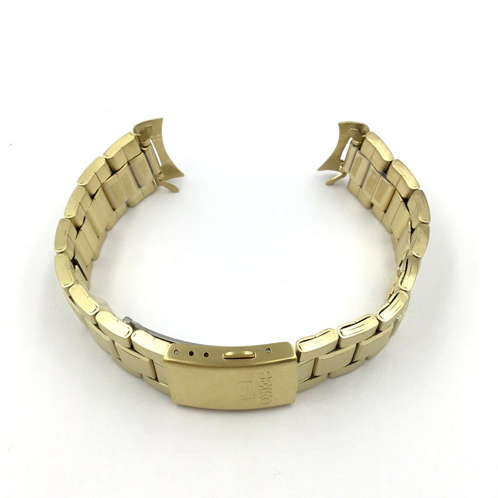 SEIKO 5 GOLD METAL 20MM WATCH BRACELET image