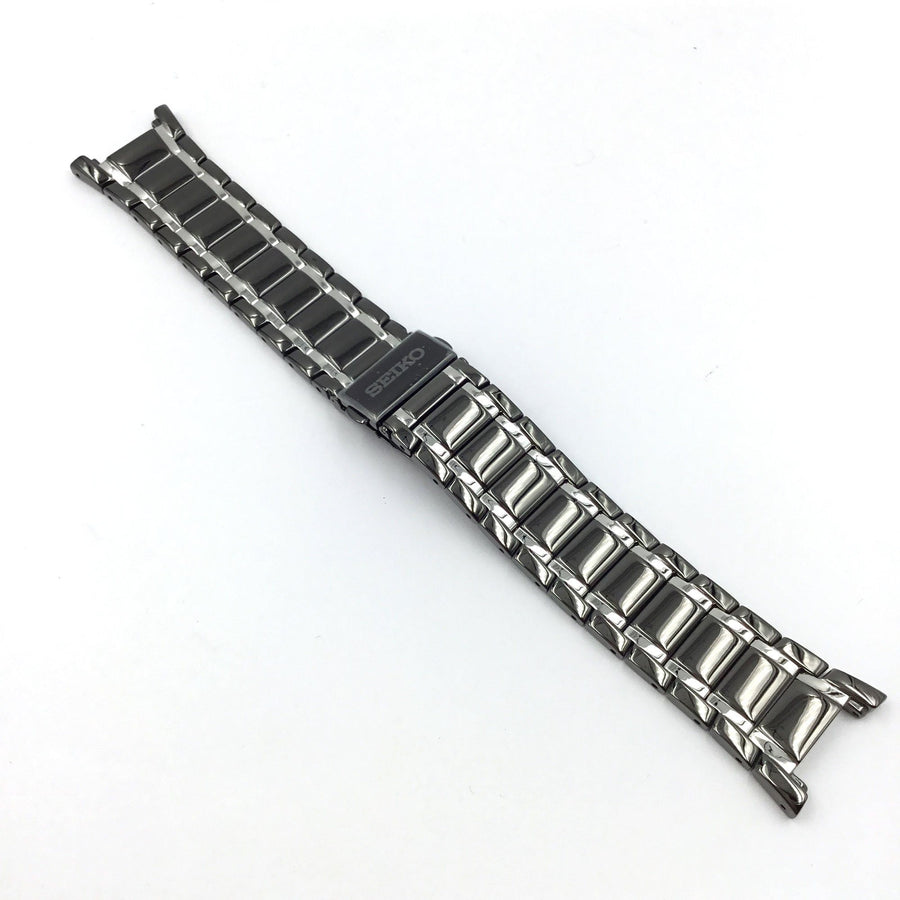 Seiko Solar Black Dial Two-tone Men's Watch Bracelet image