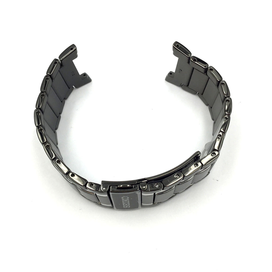 Seiko Solar Black Dial Two-tone Men's Watch Bracelet image