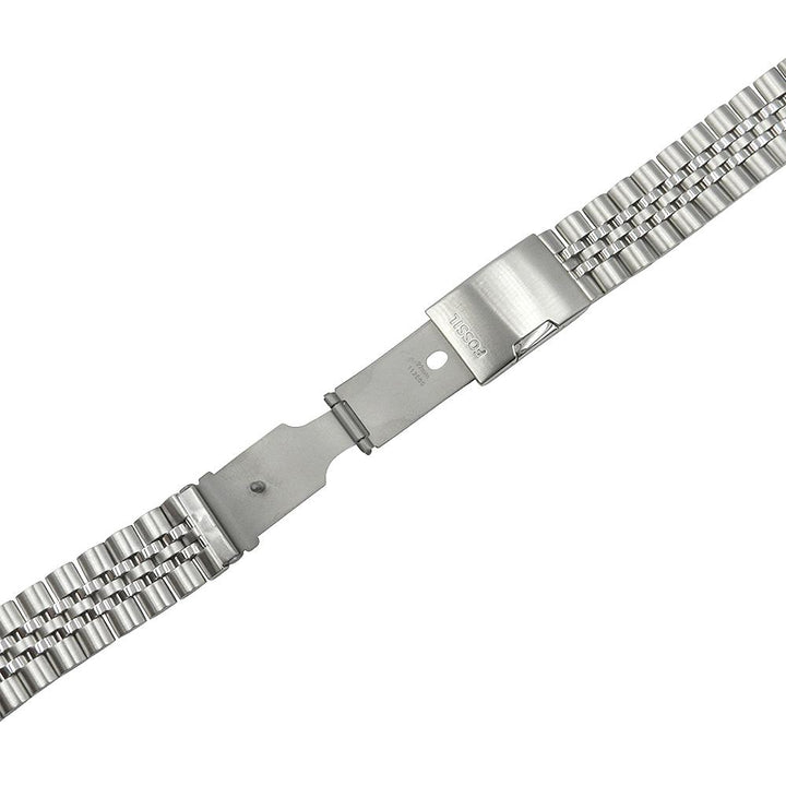 Fossil 22mm Curved End Stainless Steel Bracelet Strap image