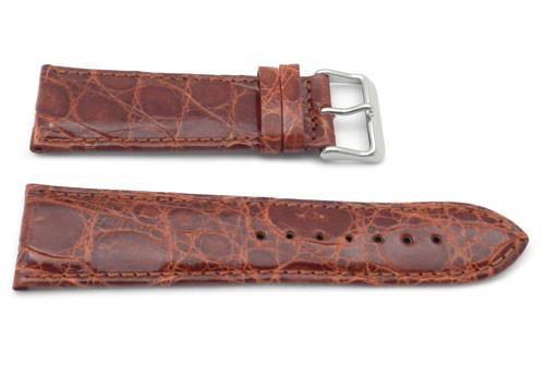 Genuine Crocodile Gloss Finish Watch Band image