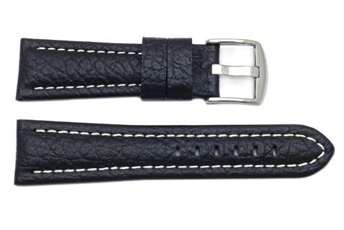 Genuine Textured Leather Panerai Contrast Stitching Watch Strap image