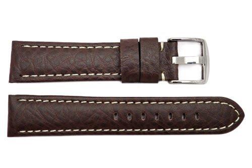 Genuine Textured Leather Panerai Style Extra Long Watch Strap image