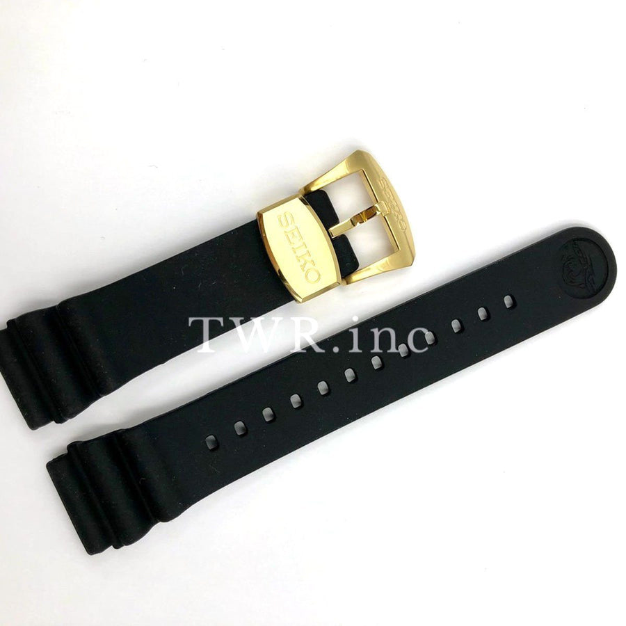 SEIKO PROSPEX BLACK RUBBER 22MM WATCH STRAP -SNE498 image