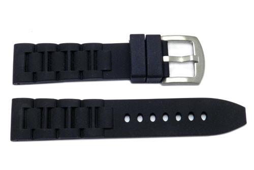 Silicone Heavy Duty New Link Style Watch Strap image