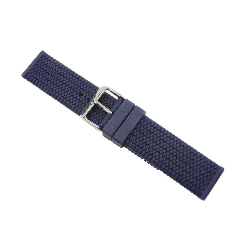 Tire Tread Blue Silicone Strap image