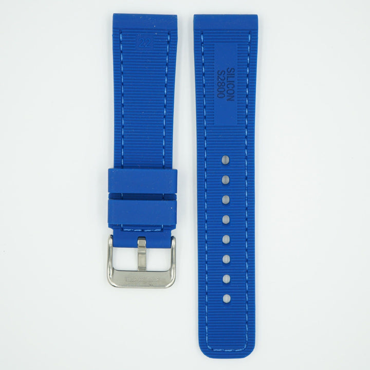 Perforated Silicone Sport Blue Strap image