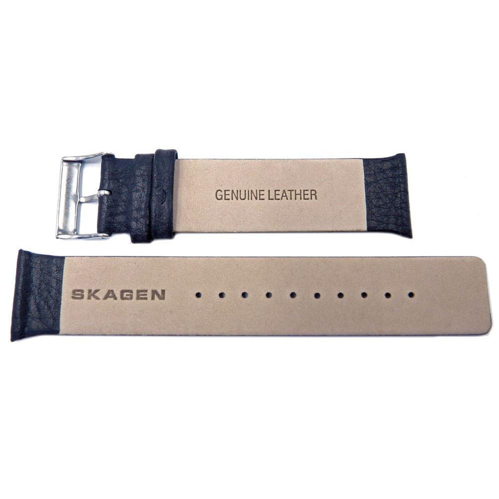 Genuine Skagen SKW6065 Black Leather 23mm Watch Strap image