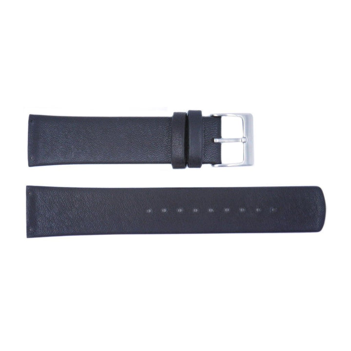 Genuine Skagen SKW6101 Black Smooth Leather 20mm Watch Strap image