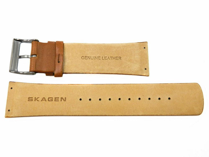 Genuine Skagen SKW6106 Brown Leather 23mm Watch Strap image