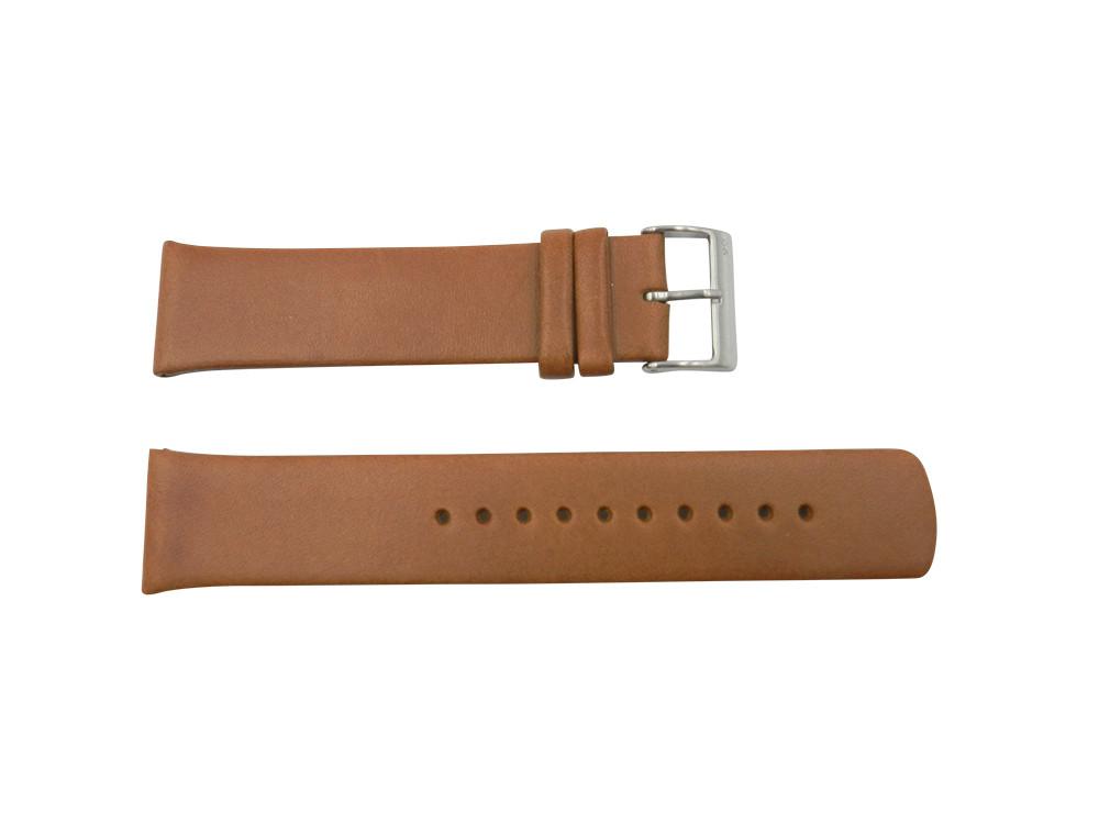 Skagen SKW6176 Tan 22MM Leather Smooth Watch Strap image