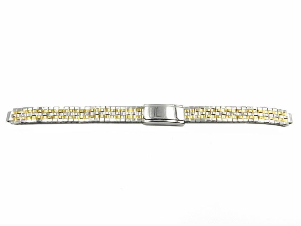 Genuine Seiko Ladies Dual Tone 10mm Expansion Watch Bracelet image