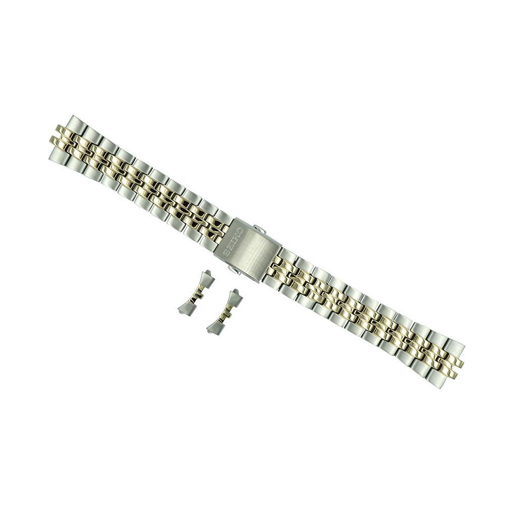 Seiko 18mm Dual Tone Metal Bracelet